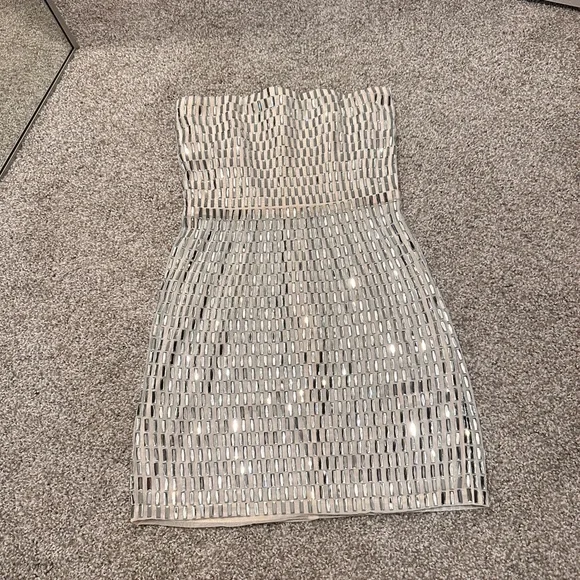 Oh Polly | Dresses | Oh Polly Cream And Silver Sequin Dress | Poshmark Oh Polly | Dresses | Oh Polly Cream And Silver Sequin Dress | Poshmark